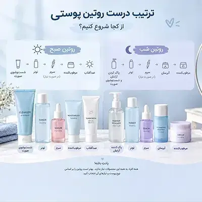 ترتیب درست روتین پوستی؛ از کجا شروع کنیم؟