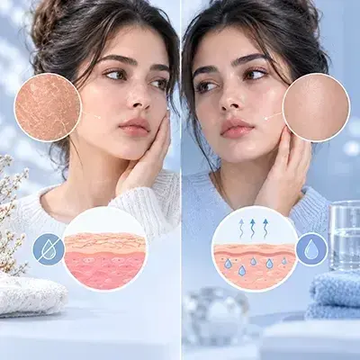 پوست خشک با پوست کم‌آب چه فرقی دارد؟